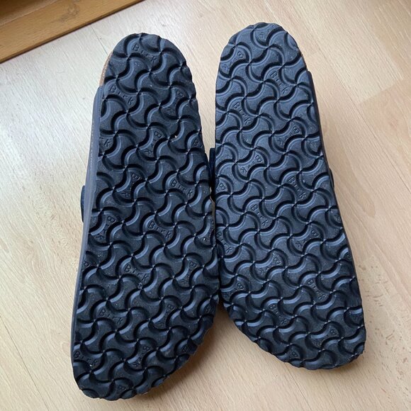 Birkenstock Black Boston Oiled Leather Clogs Women's 10/41 - Picture 5 of 6